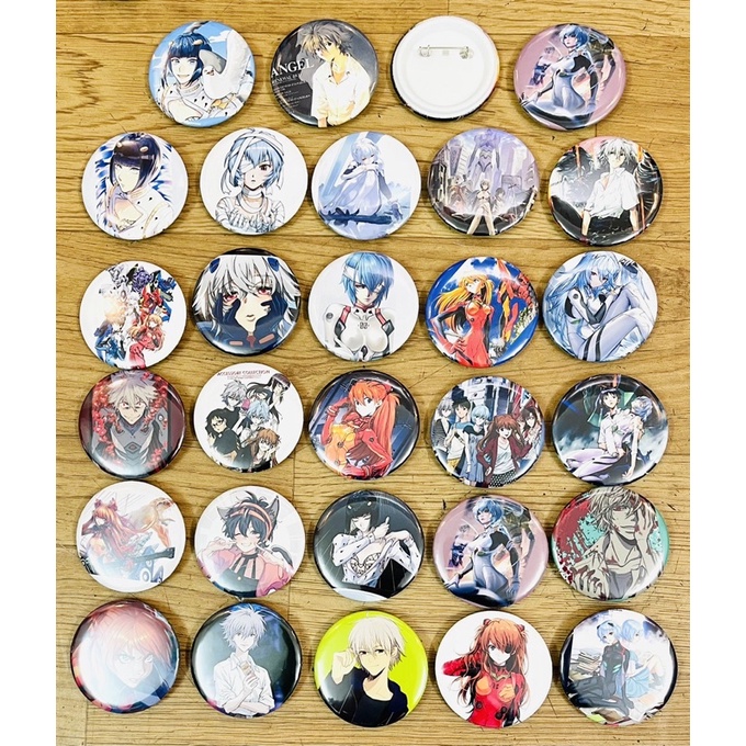 Huy hiệu anime shin seiki Evangelion 3 cái khác nhau