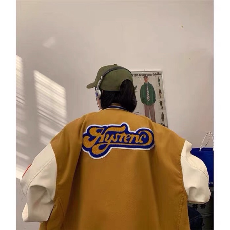 Áo khoác Bomber bóng chày nam nữ