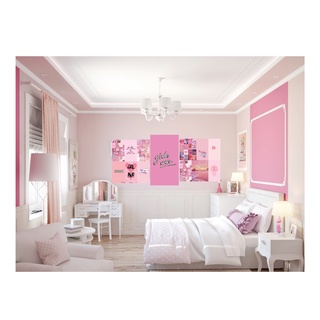 Decal dán tường, trang trí phòng khổ a4, a5
