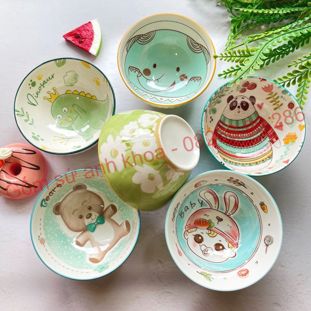 Tổng hợp Bát Ăn Cơm Bát Chè Đĩa Sứ Chén Dĩa Sứ Dễ Thương Cute Decor Cao Cấp mẫu mới nhất