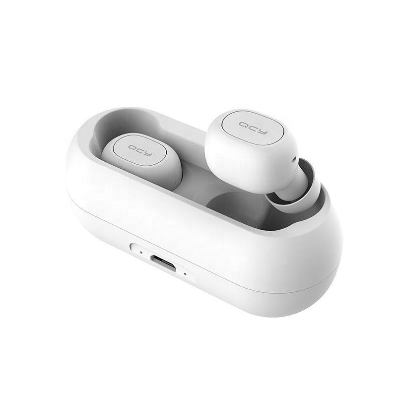 Tai Nghe Nhét Trong Không Dây QCY T1C TWS Bluetooth V5.0 Âm Thanh Nổi 3D Có Hộp Sạc