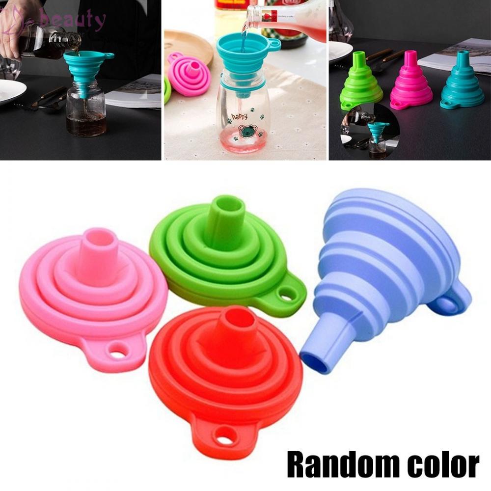 Phễu silicone chống thấm nước có thể gấp gọn tiện dụng cho nhà bếp