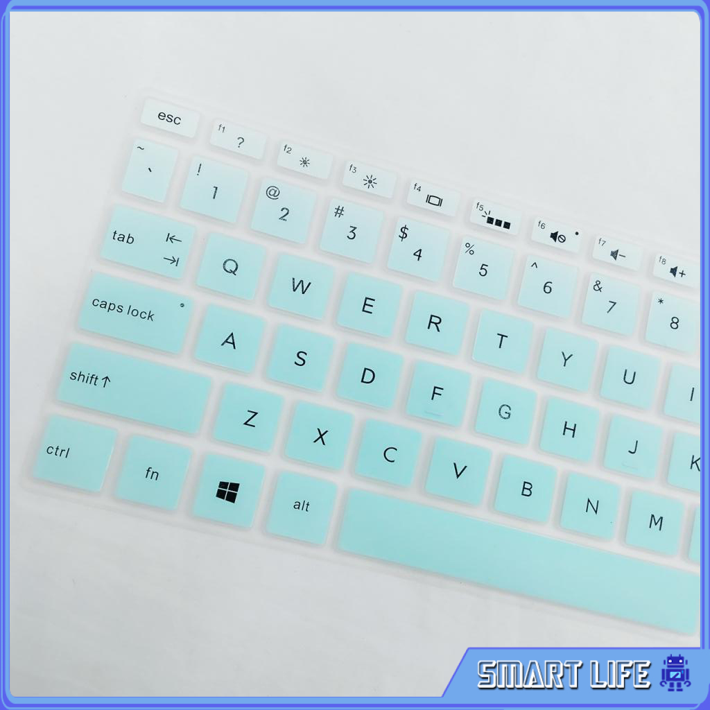 [Smart Life 🔑]Soft Laptop Keyboard Skin Protector Cover For HP 15.6 inch BF Blue