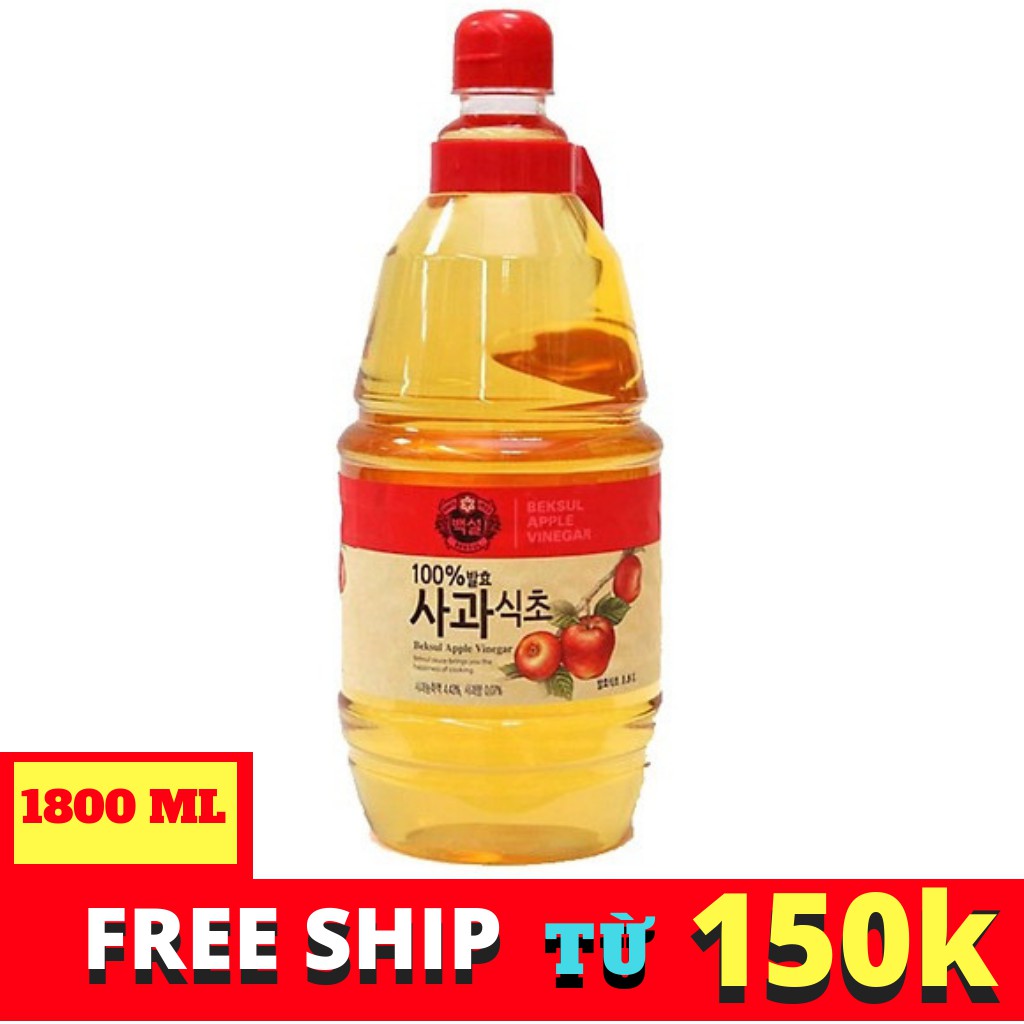 GIẤM TÁO HÀN QUỐC BEKSUL CHAI 1800ML