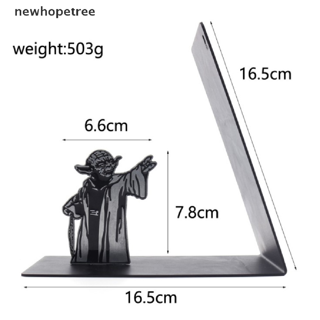 1 Giá Đỡ Sách Bằng Kim Loại Hình Nhân Vật Yoda Trong Phim Star Wars