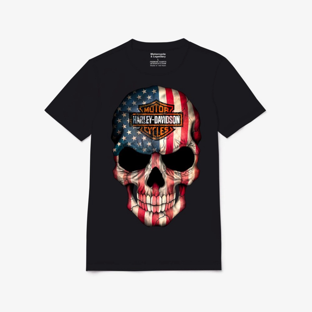 Áo Thun nam đẹp cao cấp in hình Motorcycle 58 100% cotton thiết kế độc lạ thoáng mát co giãn