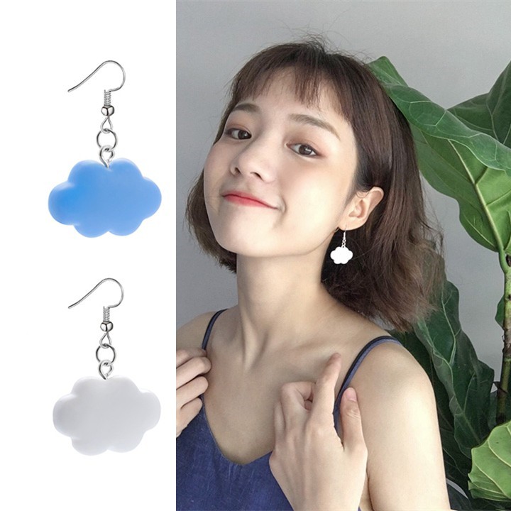 Bông Tai Hình Đám Mây Dễ Thương Hợp Thời Trang A314