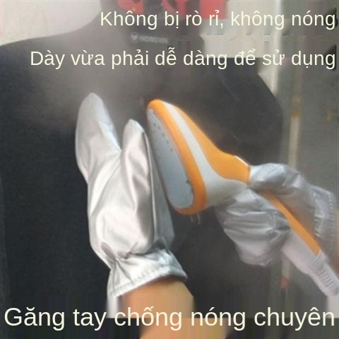 AHai máy ủi may mặc Găng tay chống bỏng hơi nước cách nhiệt đặc biệt Trái tim màu đỏ Phổ quát Tất cả các loại bàn là