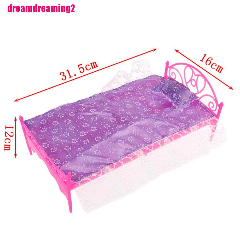 Giường Ngủ Dễ Thương Cho Búp Bê Barbie