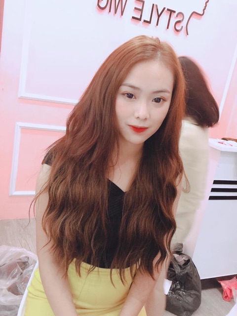 ⭐️ TẶNG XỊT DƯỠNG⭐️ TÓC KẸP U NỬA ĐẦU SÓNG TRỤC BẢNG 6 MÀU DÀI 60CM