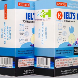 COMBO trọn bộ KatchUp Flashcard IELTS – 3 loại giấy
