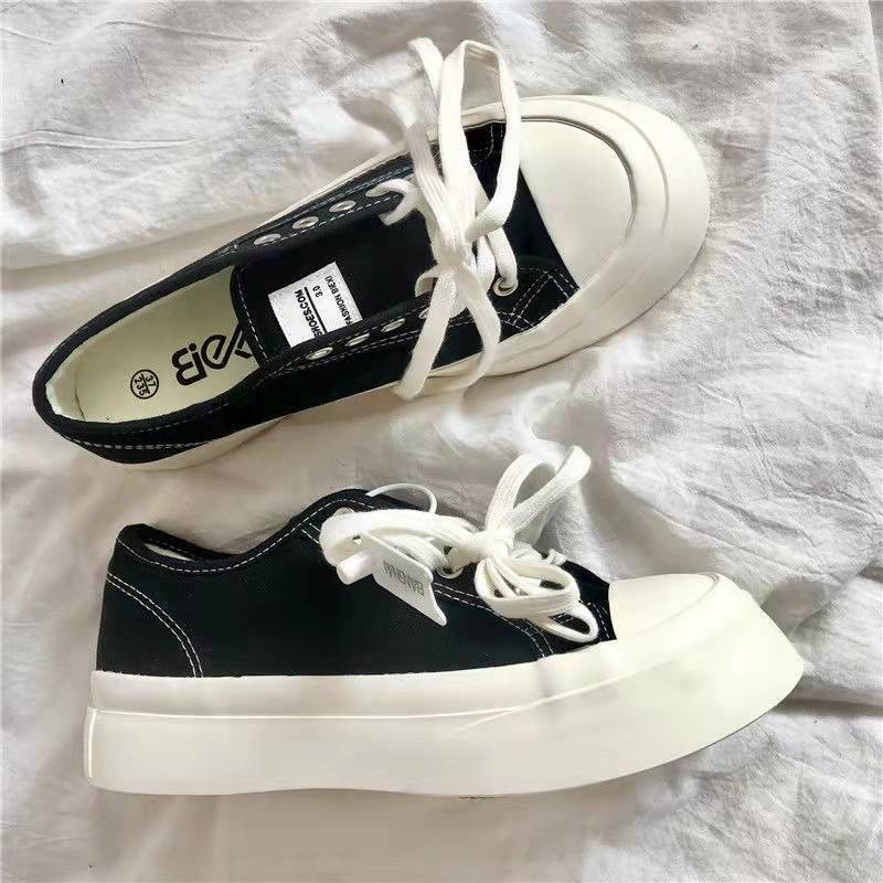 Giày Thể Thao Canvas Đế Dày Thoáng Khí Thời Trang Mùa Hè Cho Nữ TTH199