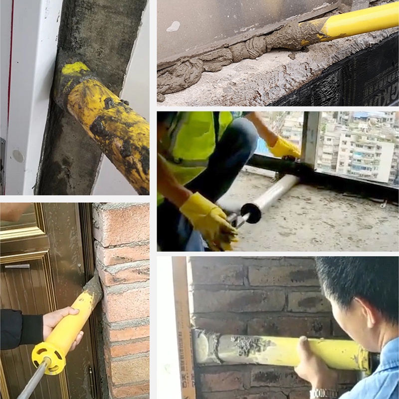 Bộ bơm xi măng trát vữa sơn tường bằng tay dụng cụ xây dựng thông minh thế hệ mới