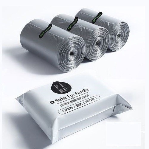 Cuộn túi đựng rác sinh học tự phân hủy thân thiện với môi trường