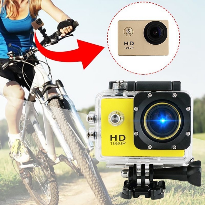 Camera Hành Trình Ultra Hd 4k 30fps Wifi 2.0-inch 170d Gắn Mũ Bảo Hiểm Chống Thấm Nước