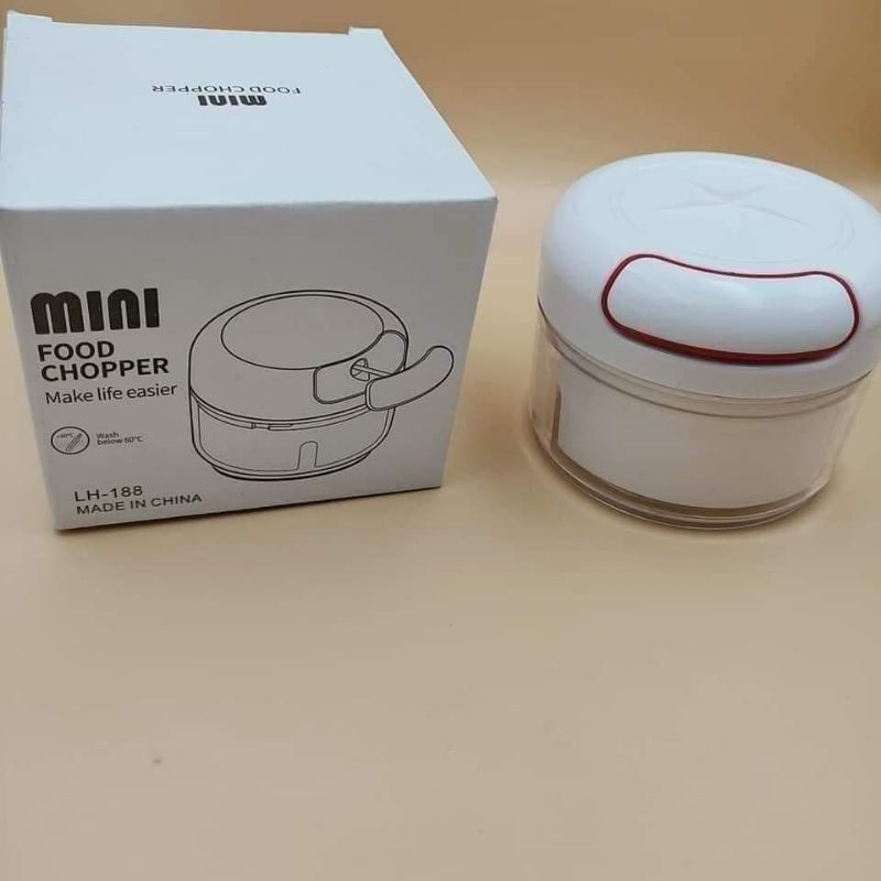 Dụng Cụ Xay Tỏi Ớt Có Dây Kéo Tiện Dụng Cho Nhà Bếp