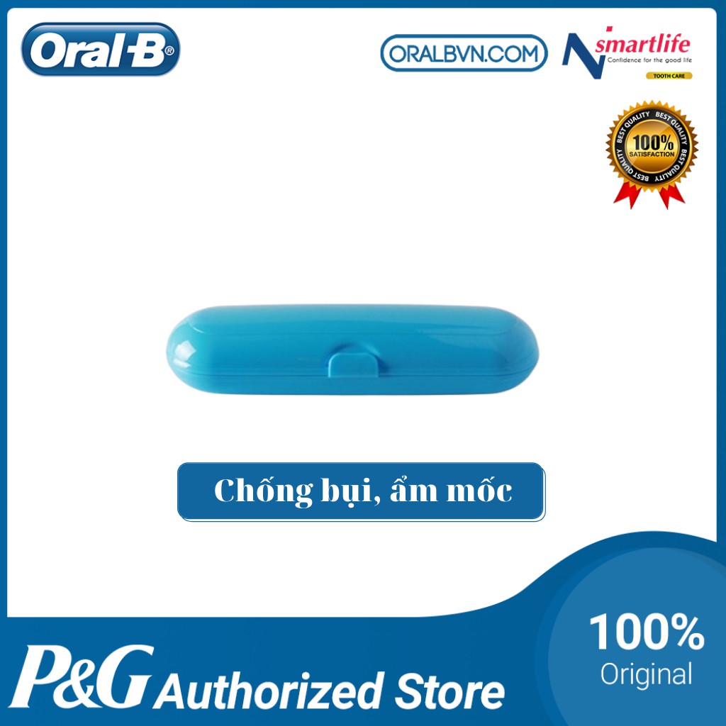 Hộp đựng bàn chải đánh răng điện Oral-B chính hãng chống bụi, nhỏ gọn cho du lịch (Tương thích Oral-B, Philips)