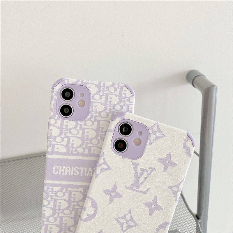 Ốp lưng Mickey iPhone、 LV tidal iPhone12 mobile phone case XS skin XR XSMAX Apple 6S 7P 8P anti-fall set 11Promax purple