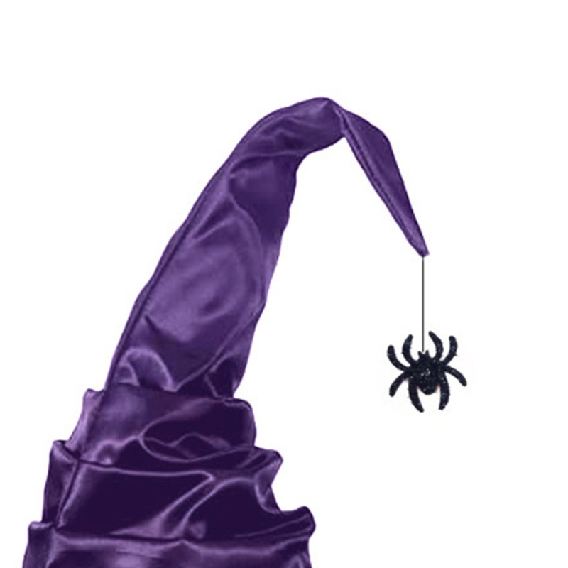 Mũ Phù Thủy Hóa Trang Halloween Cho Người Lớn Và Trẻ Em
