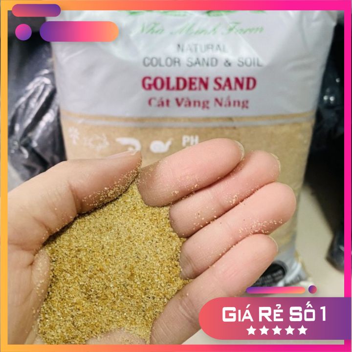 500Gr Cát Nắng Vàng Trải Nền Bể Cá, Bể Thủy Sinh, Biotop,..