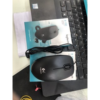 Chuột dây Logitech B100 (Đen)- Mới 100%- Bảo Hành 12 Tháng