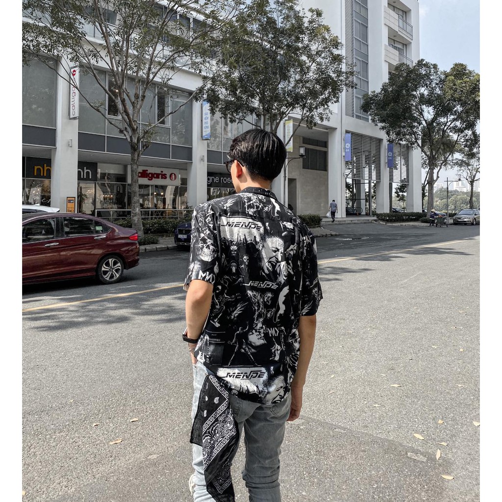 [Mã MAMT2405 giảm 10K đơn 0đ] ROCK SHIRT - SƠ MI TAY NGẮN- [ MENDE ]- CHÍNH HÃNG | BigBuy360 - bigbuy360.vn