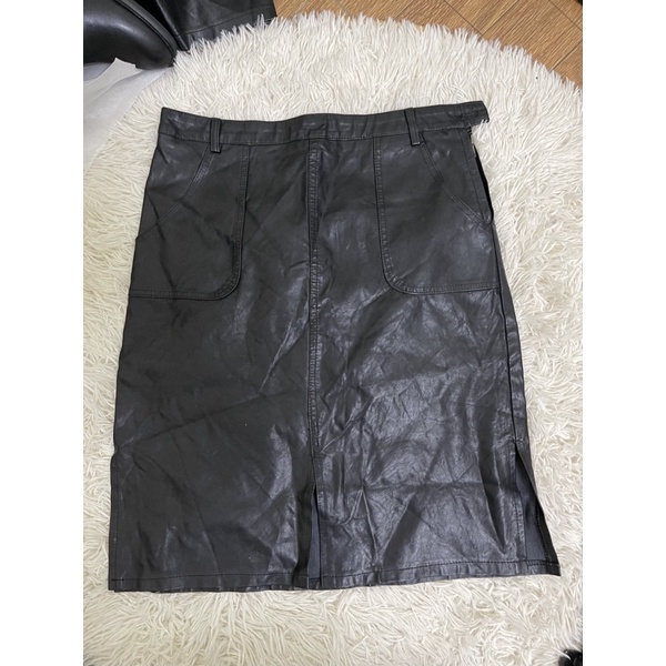 (Xả Hàng ) Chân váy da 2hand size XXL