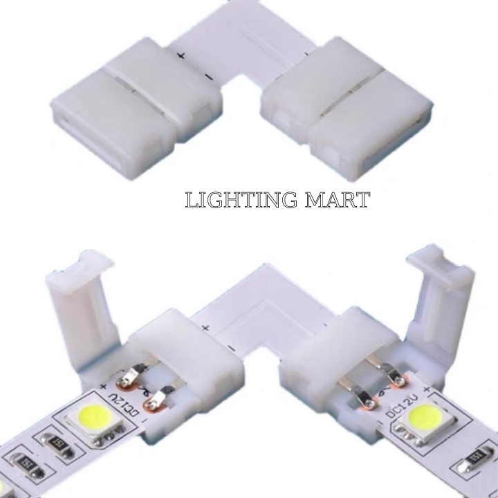 Khớp nối LED dây dán 12V bản 8mm 10mm - Phụ kiện đấu nối dây led dán 12V