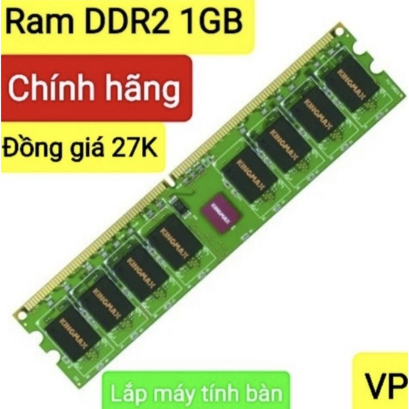 Ram máy tính Ddr2 1Gb tháo máy zin