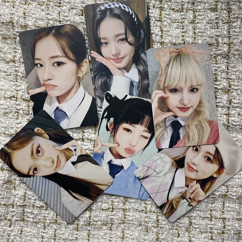 Set 6 Tấm Thẻ Ảnh Lomo Các Thành Viên Nhóm Nhạc Kpop IVE Eleven