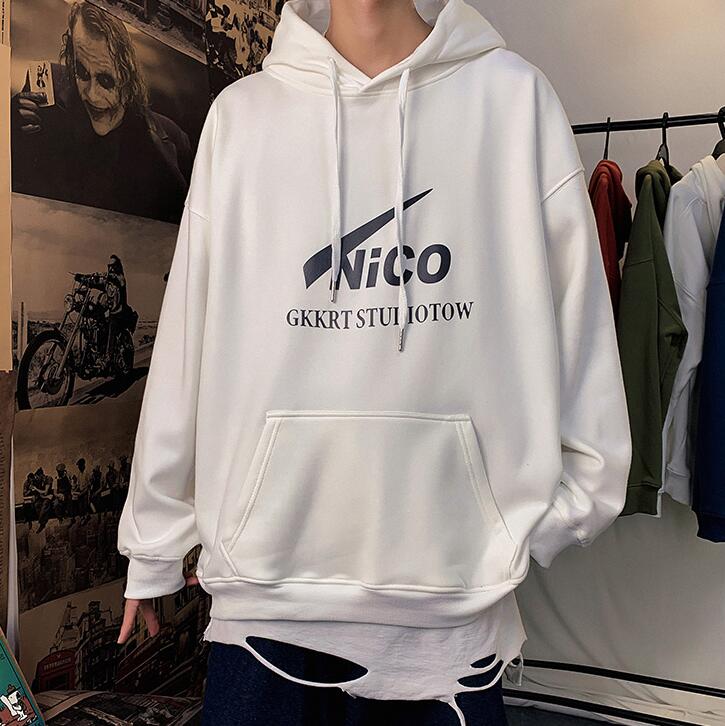 Áo hoodie dài tay phong cách hip hop đường phố cá tính cho nam size M-5XL