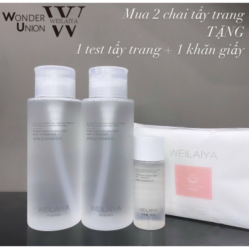 KHĂN GIẤY LAU MẶT WEILAIYA 100% COTTON THIÊN NHIÊN SIÊU DAI, MỀM MẠI, DÙNG 1 LẦN TIỆN DỤNG