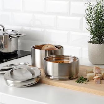 Cặp lồng 2 ngăn inox FÖRSKAFFA IKEA
