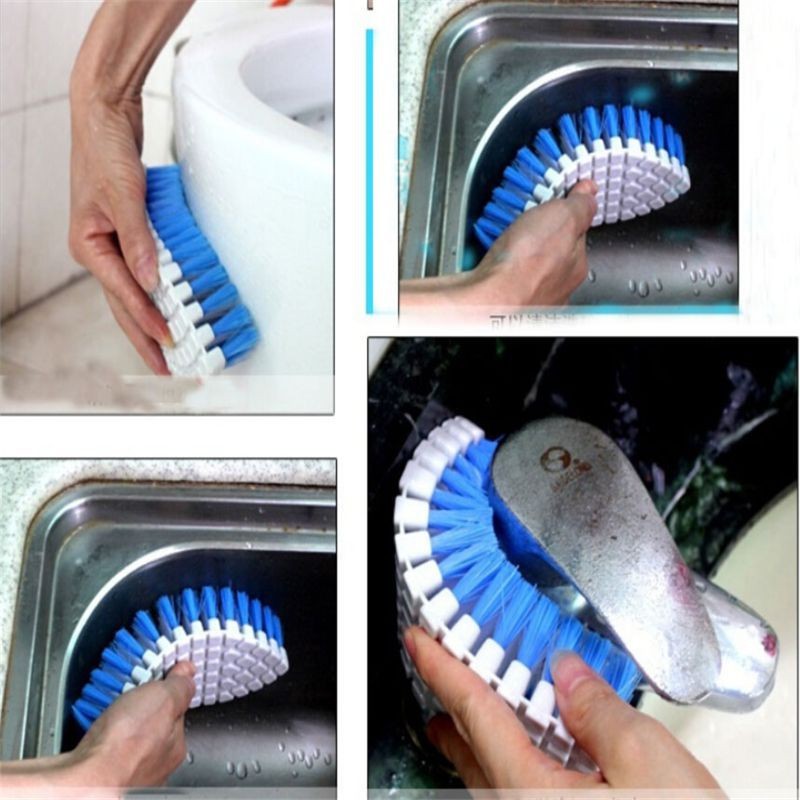 Bàn Chải Vệ Sinh Nhà Cửa Uốn Cong Góc Đa Năng - Bàn Chải Uốn Cong Góc Linh Hoạt Bằng Silicon Chà Mọi Ngóc Ngách