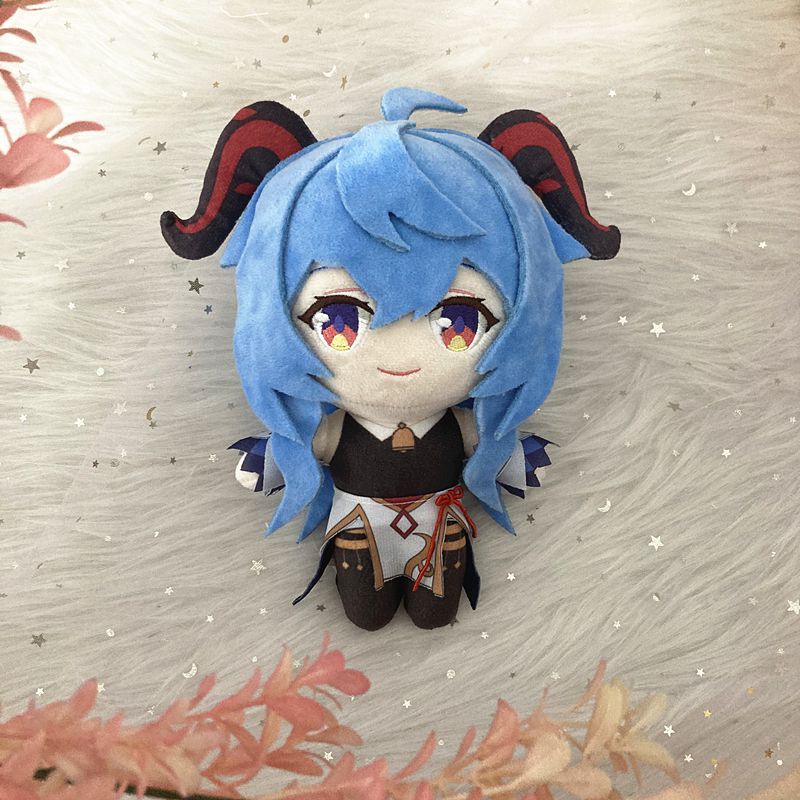 anime Đô chơi búp bê nhung lông nhồi bông Genshin Impact Gorou Zhongli Hu Tao Xiao Tartaglia 20cm