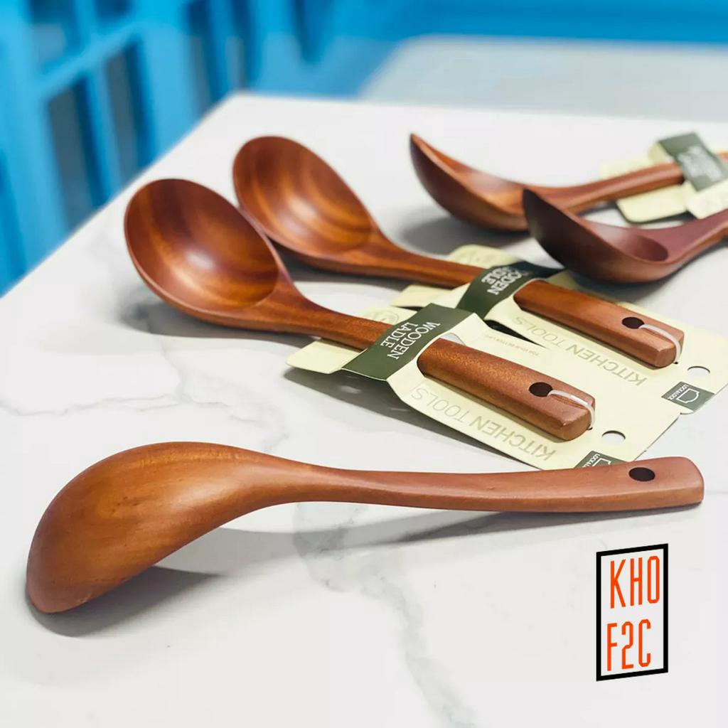 Muỗng múc canh bằng gỗ Rose Wood F00090
