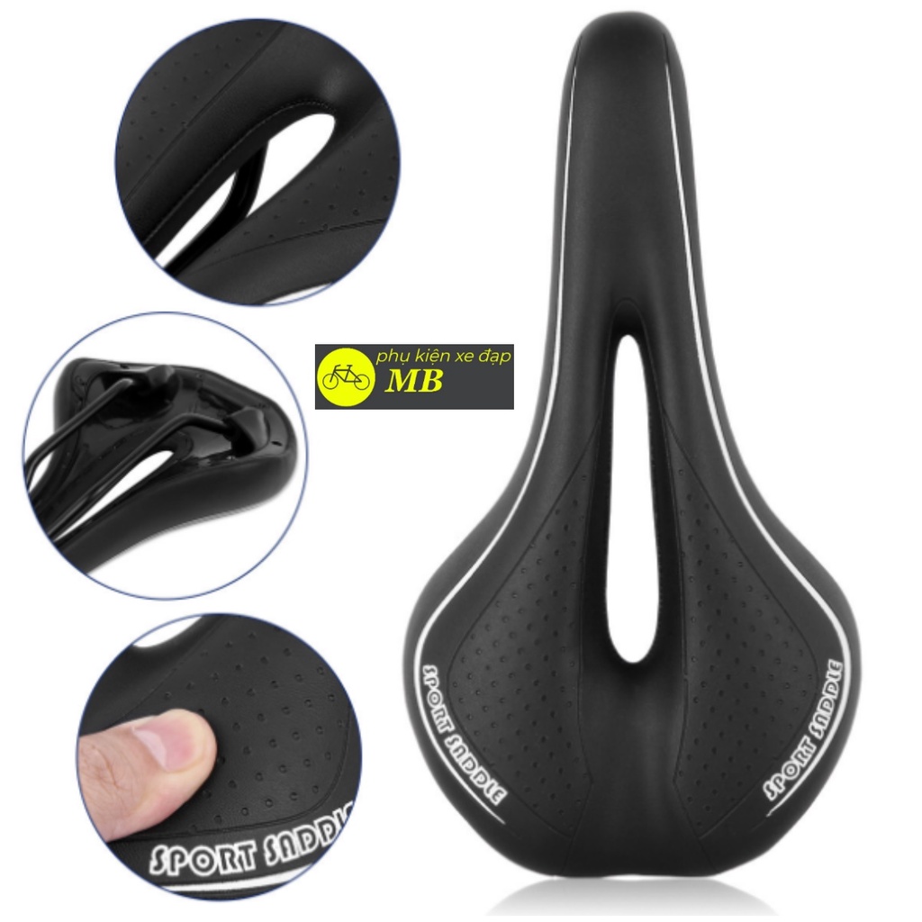 Yên xe đạp thể thao cao cấp siêu bền đệm êm không đau mông Y01