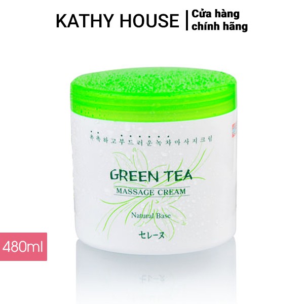 Kem massage trà xanh Mira Green Tea Massage Cream 450ml