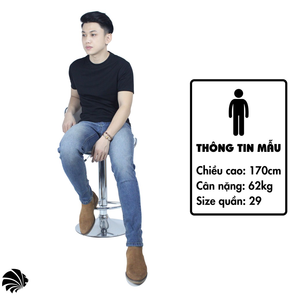 Quần jean nam - quần bò nam basic nhiều màu dáng slim fit chất liệu denim dày dặn co giãn mặc lên trẻ trung sang trọng | BigBuy360 - bigbuy360.vn