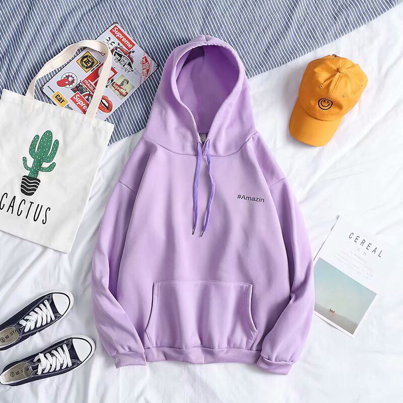 Áo khoác Hoodie nam nữ 𝗙𝗥𝗘𝗘𝗦𝗛𝗜𝗣 Áo khoác Hoodie nam nữ Đen Amazin