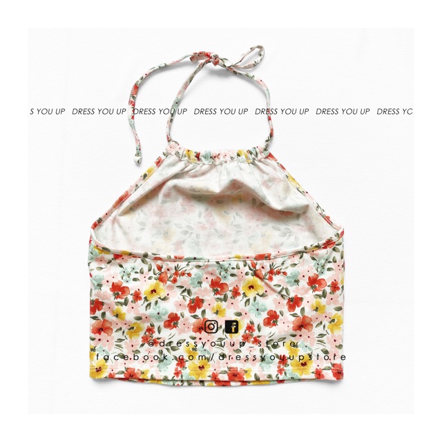 Áo yếm hoa cột dây F21