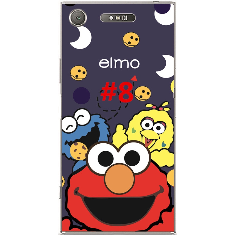 Ốp Điện Thoại Bằng Tpu Mềm In Hoạt Hình Sesame Street Cho Sony Xperia Xz / Xzs / Xz1 / Xz2 Compact / Xz Premium