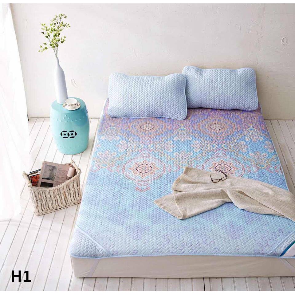 Chiếu điều hòa cao cấp Tencel 200cm tặng kèm 2 vỏ gối-BQ241