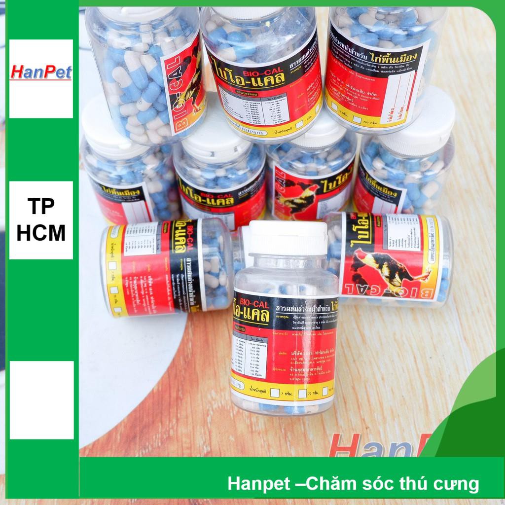 HCM- (Lọ 100 viên) Bổ Xương Gân Gối BIO MADE IN THAILAND  dạng viên nhộng UỐNG - Can xi gà đá /