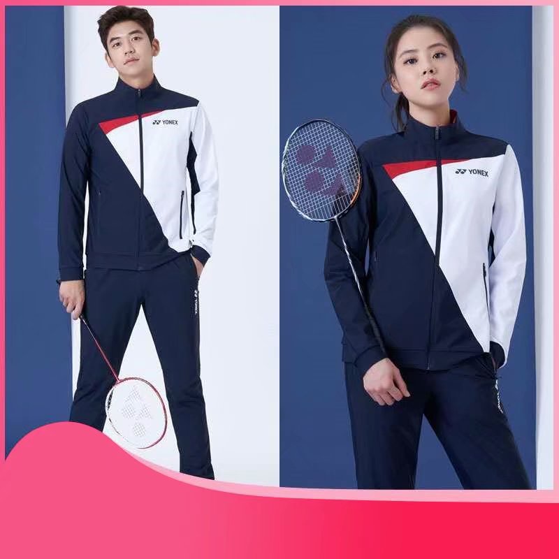 Mới Bộ Đồ Thể Thao Cầu Lông YONEX Tay Dài Chống Gió Cho Nam Và Nữ