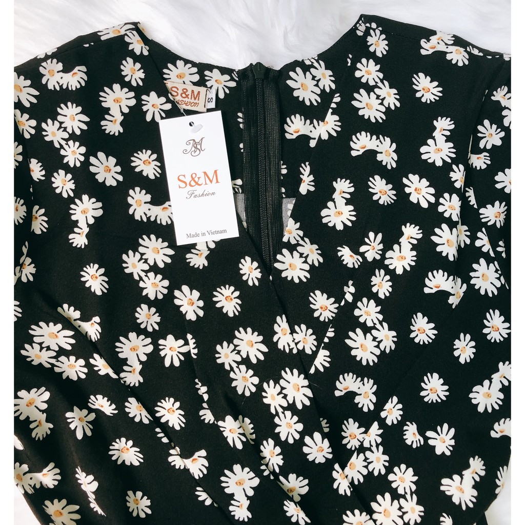Jumpsuit ngắn cúc họa mi S&amp;M siêu xinh, giá rẻ GR0076