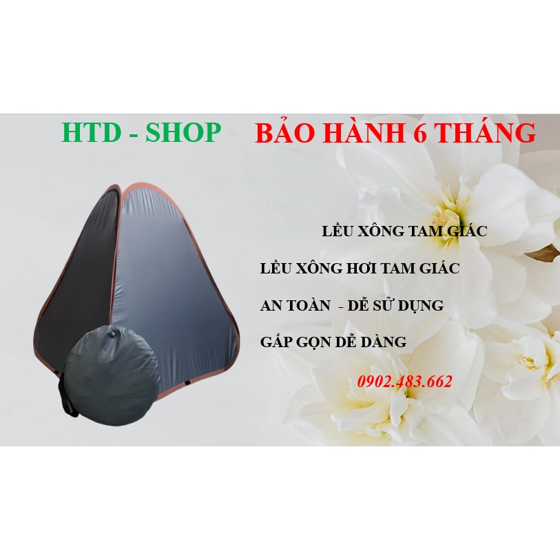 COMBO Đầy đủ Nồi xông hơi 2.6l Hero + Lều xông tam giác+ 1 bịch lá xông sức khỏe