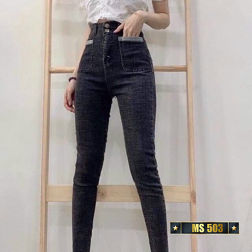 8 MẪU Quần JEAN Nữ Lưng Cao chuần shop VNXK bao đẹp chất lượng ,bó co giãn vải dày mịn( đổi trả nếu không ưng)