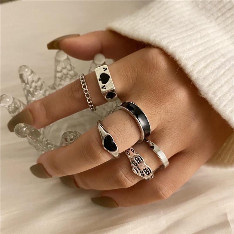 Set nhẫn đeo tay tuỳ chọn mẫu thời trang cá tính dành cho nữ