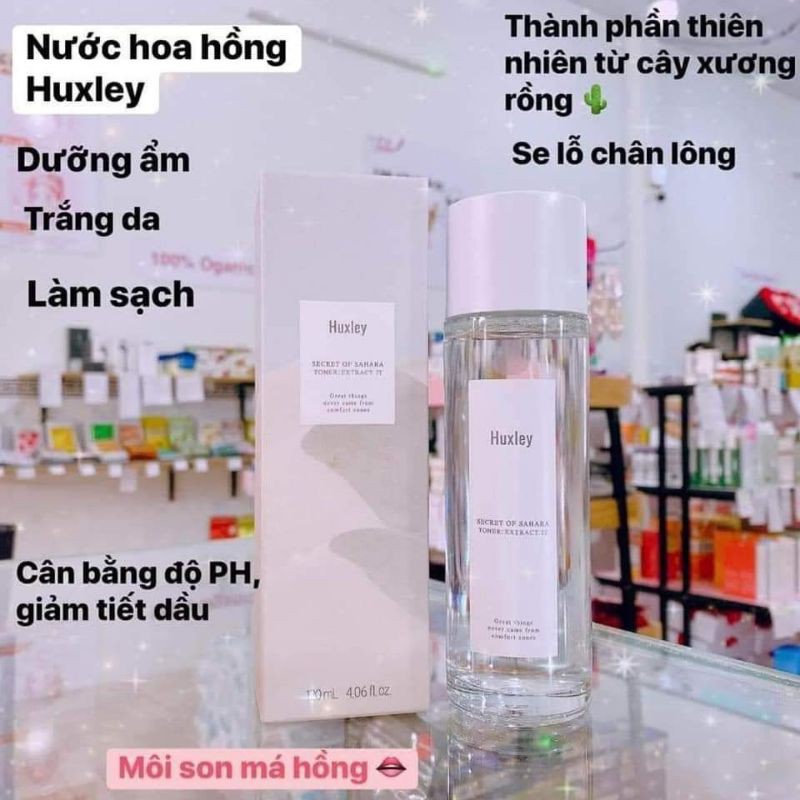 Nước hoa hồng Huxley Toners